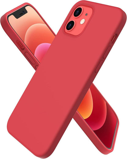 iPhone 12 Mini Silikon Case Ultra Dünn Vollschutz Flüssig Silikon