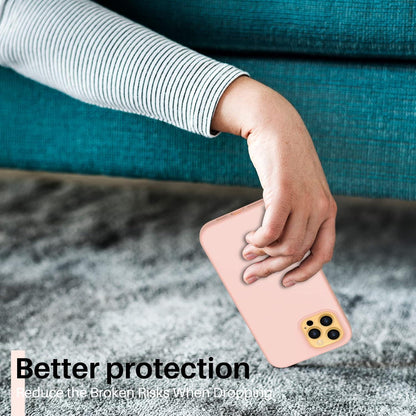 Silikon Hülle für iPhone 12 Pro Max - Stoßfeste Gel Schutzhülle - Rosa