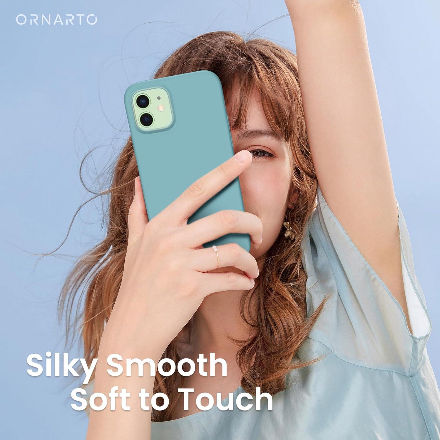 Silikon Case für iPhone 12 | 12 Pro 6,1 Zoll Voller Schutz mit