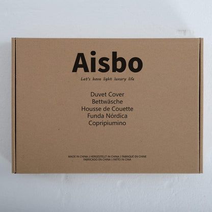 Bettwäsche Set 200x220 Hellblau Mikrofaser 3tlg mit Reißverschluss