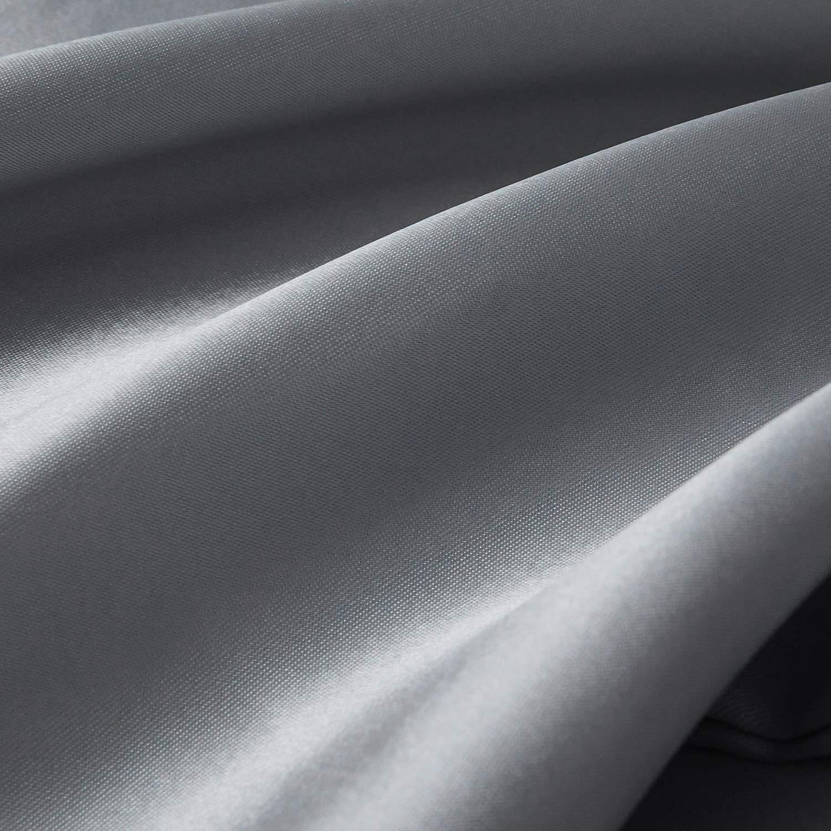 Satin Bettwäsche Set 135x200cm Grau 4-teilig