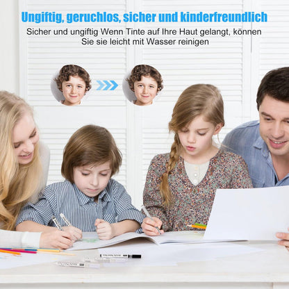 Acrylstifte Set für Steine – Wasserfest Marker Permanent für