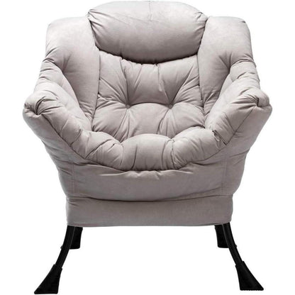 Lesesessel Ohrensessel Grau – Bequemer Lounge Sessel für Wohnzimmer