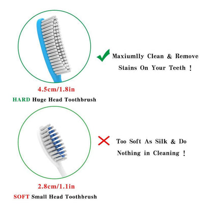 Extra Hard & Firm Whitening Teeth Zahnbürste 4er Set