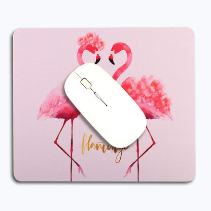Flamingo Motiv Mauspad Klein 24x20cm Computer Laptop Gaming Mauspad