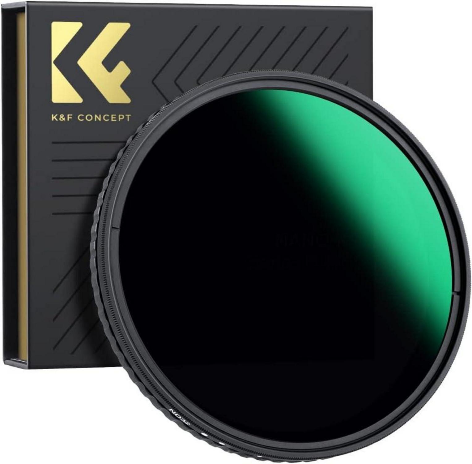 Variable ND Filter 55mm Slim - ND8-128 (3-7 Stop) Grey Filter