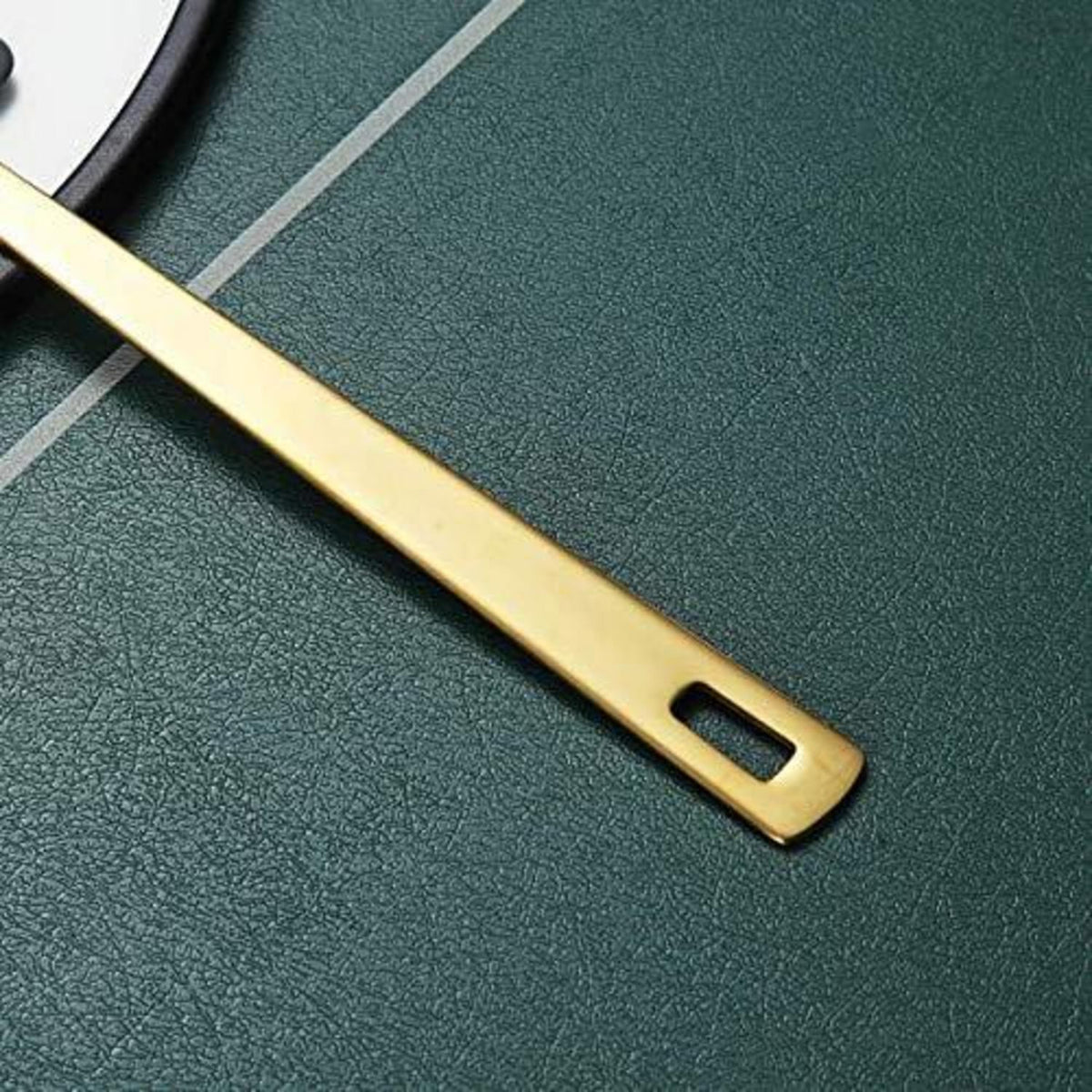 Goldener Silikon-Spatel | Flexibler Backschaber, Hitzebeständig