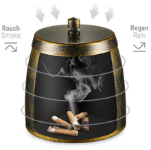 Ecotex XL Windaschenbecher Edelstahl mit Deckel Regensicher