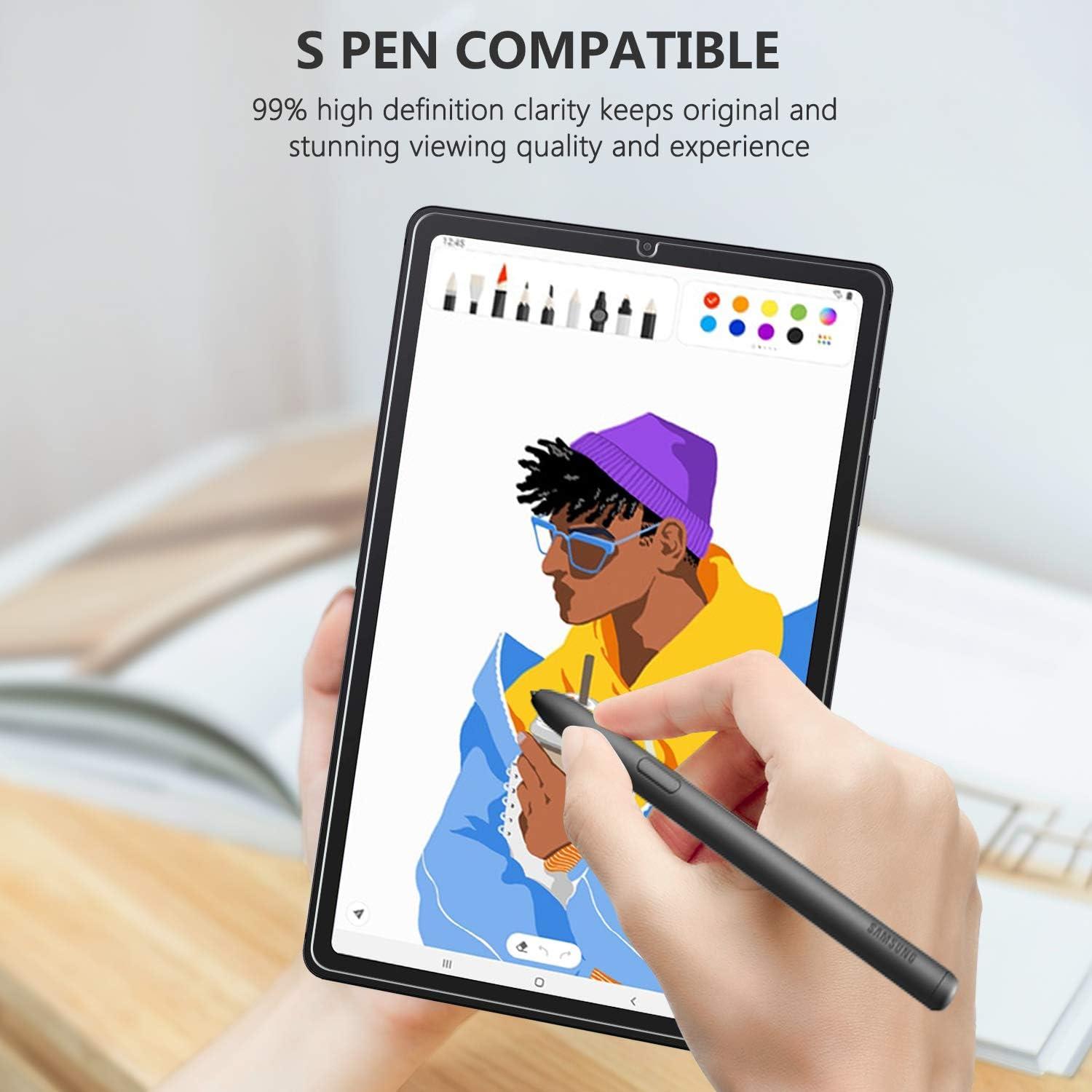 Panzer Schutzfolie Samsung Galaxy Tab S6 Lite 10.4 Zoll Displayschutz 2er Set