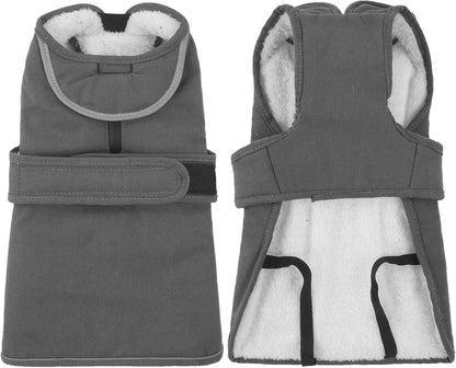 Kuoser Hundemantel Reflektierend Warme Fleecejacke XS-3XL