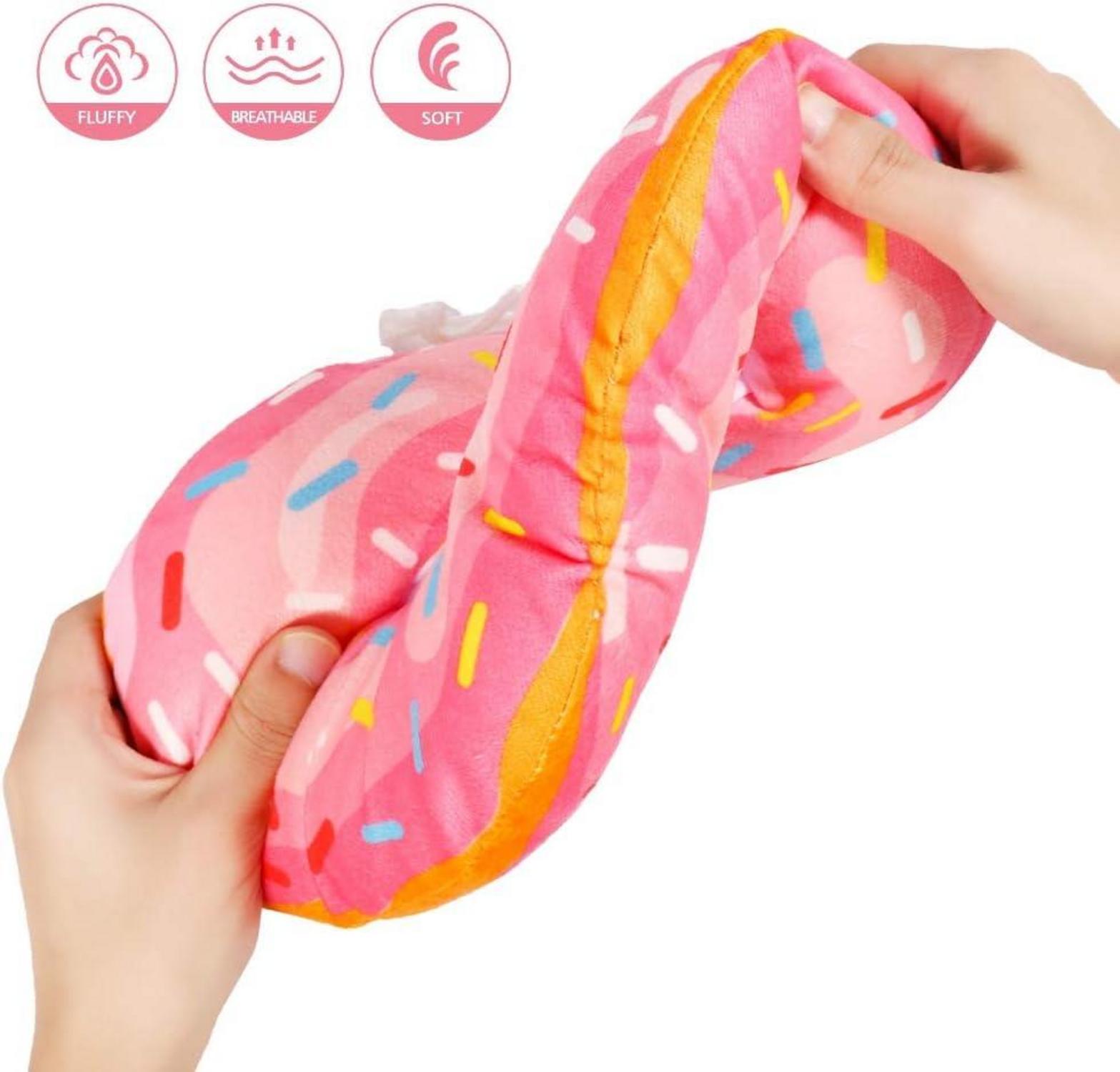 Xinzistar Genesungshalsband Katzen Halsband Weiches Baumwollmaterial Einstellbar Schützender Kragen (Rosa