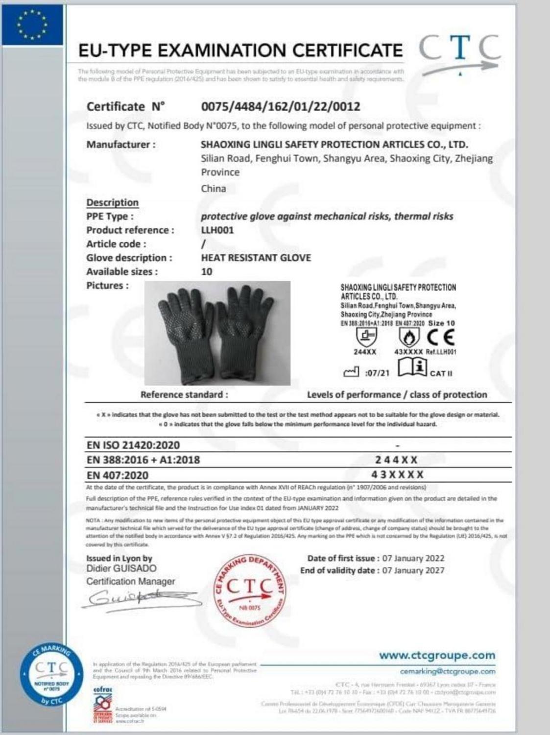 Grillhandschuhe hitzebeständig 800 Grad BBQ Ofenhandschuhe Schwarz