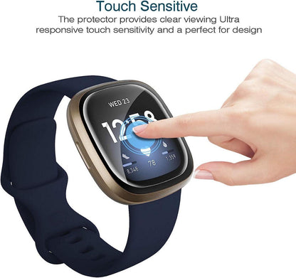 6 Stück Schutzfolie für Fitbit Versa 3 / Sense Displayschutz
