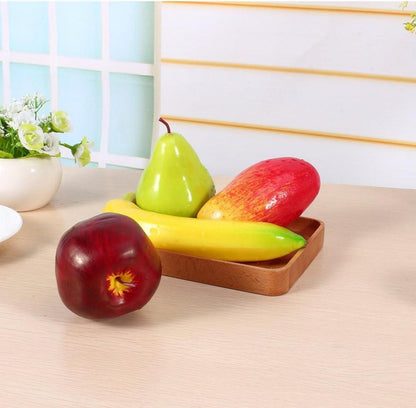Kunstobst Set, 8 Stück Künstliche Früchte, Deko Obst Set, Schaum