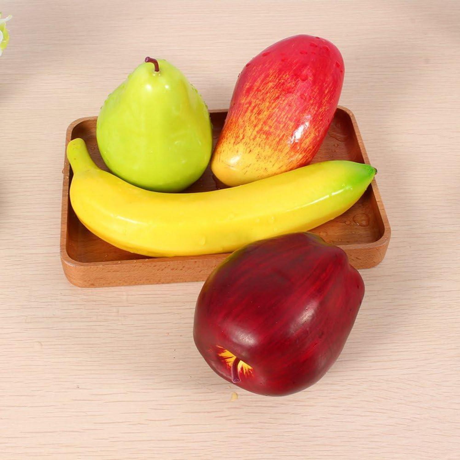 Künstliche Früchte Set 8-teilig Schaumstoff Obst DekorationIGHLIGHT-->geeignet