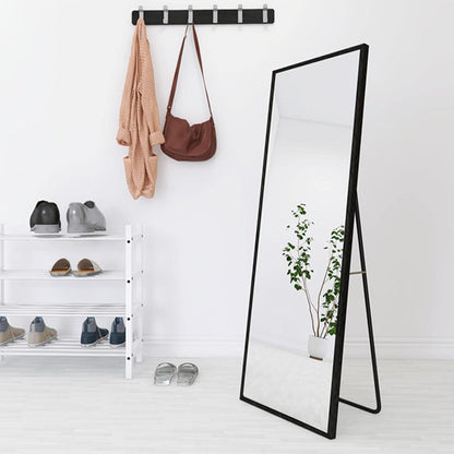 Ganzkörperspiegel 140x40cm – Freistehend, Hängend, Schwarz