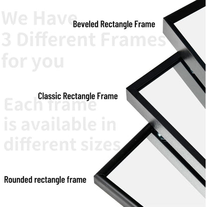 Ganzkörperspiegel 140x40cm – Freistehend, Hängend, Schwarz