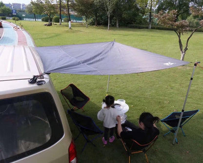 Zeltplane Wasserdicht Camping Zelt Tarp Mehrzweck Grau