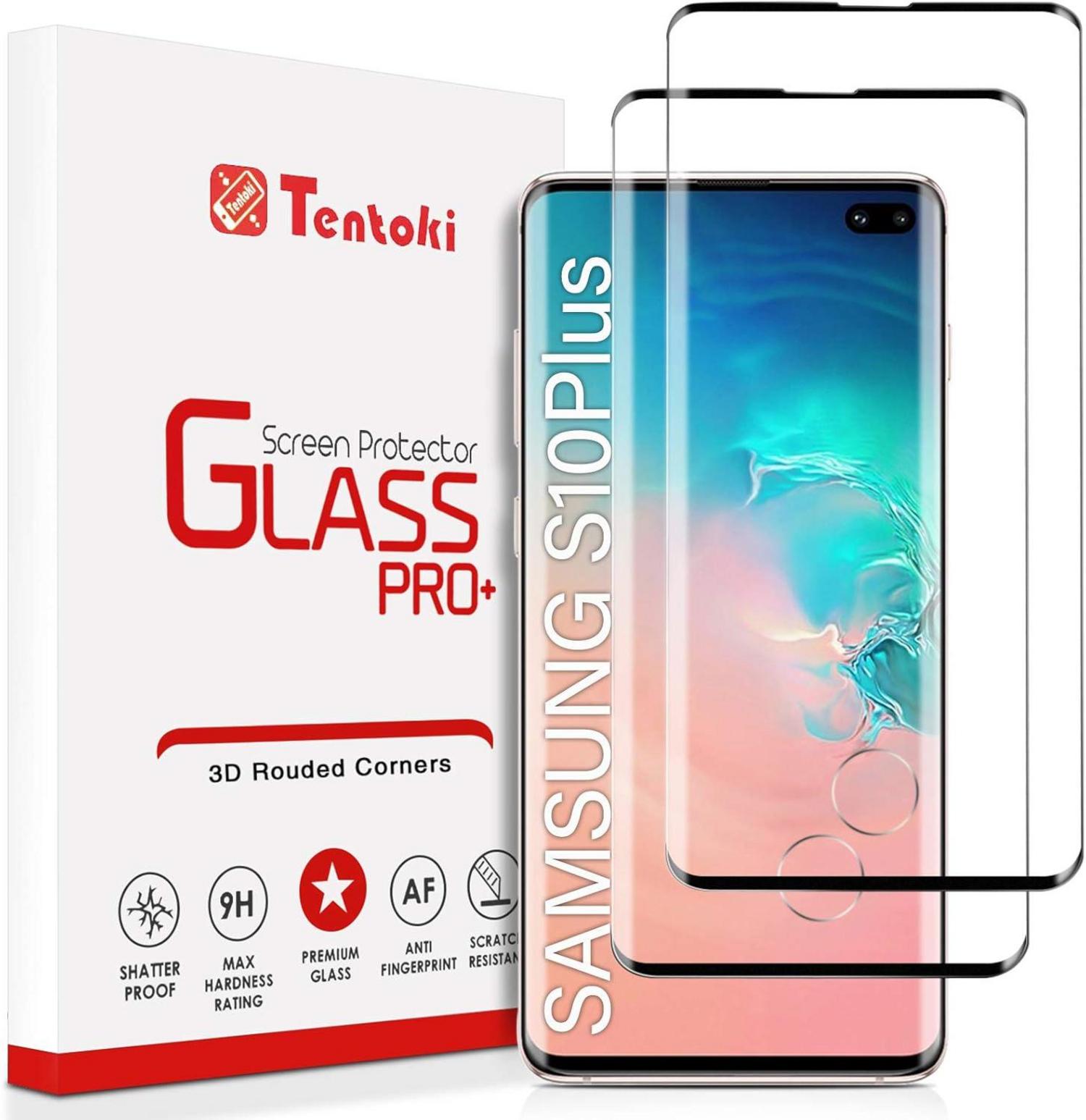 Displayschutzfolie Samsung Galaxy S10 Plus 9H Härte 2er Pack