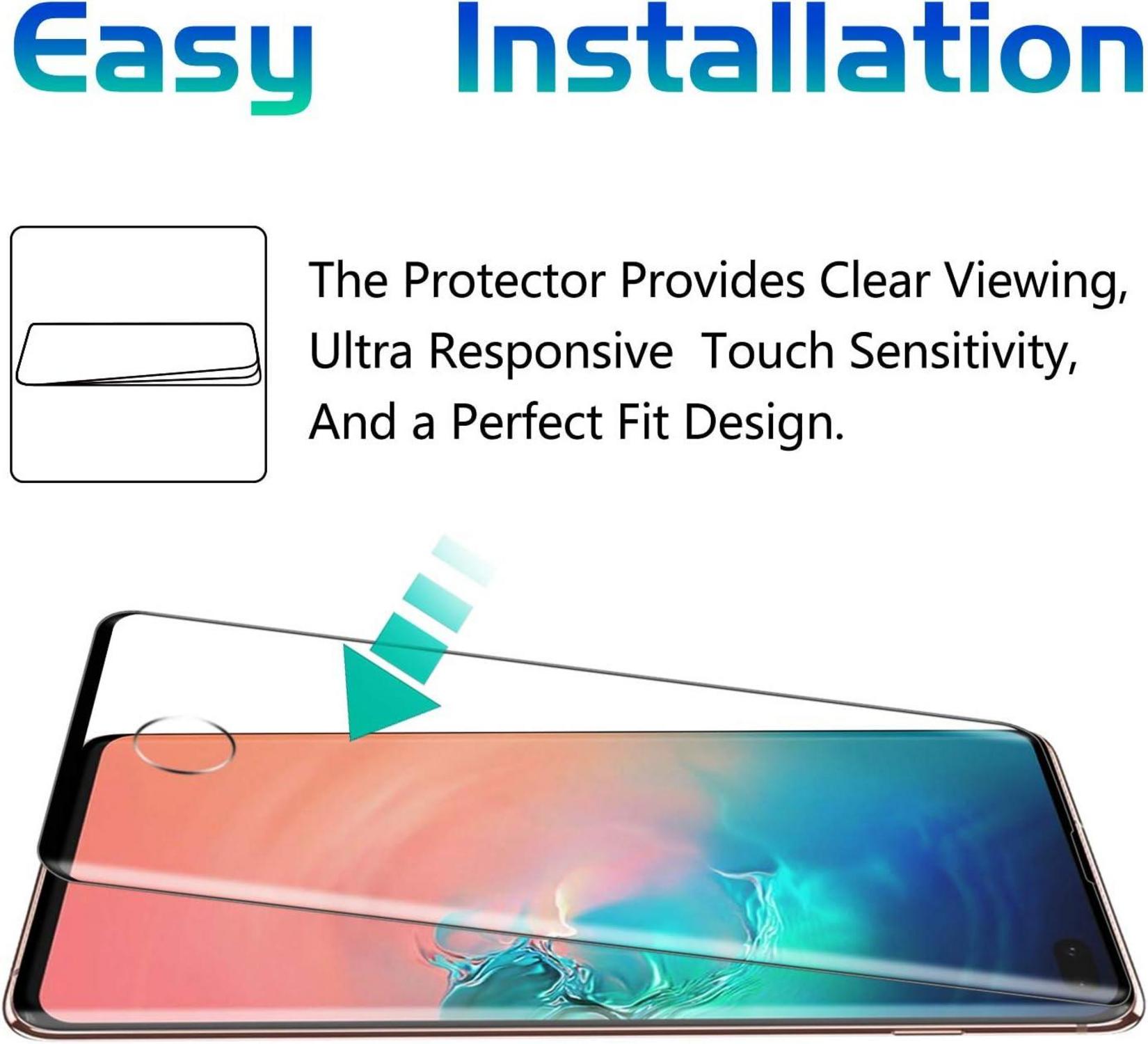 Samsung Galaxy S10 Plus/S10+ Schutzfolie, 2 Stück 9H Härte Transparent
