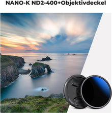 52mm ND Filter Variabler Graufilter ND2-400 für Kamera und