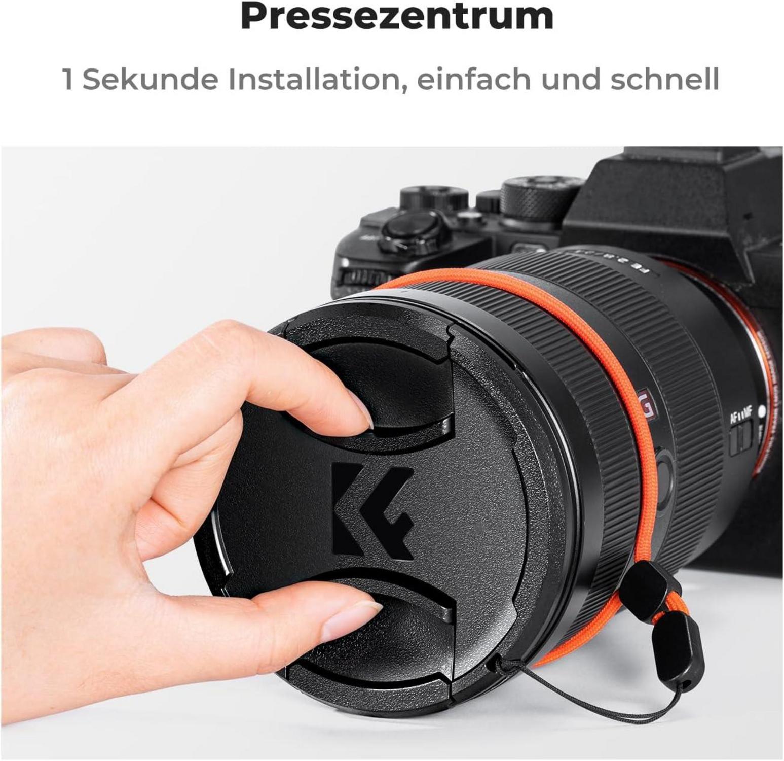 62mm ND Filter Variabler Graufilter ND2-400 mit Objektivdeckel