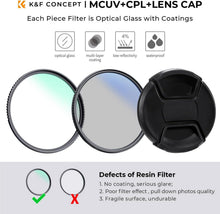 82mm UV Polfilter Set Nano K-Serie mit Filtertasche