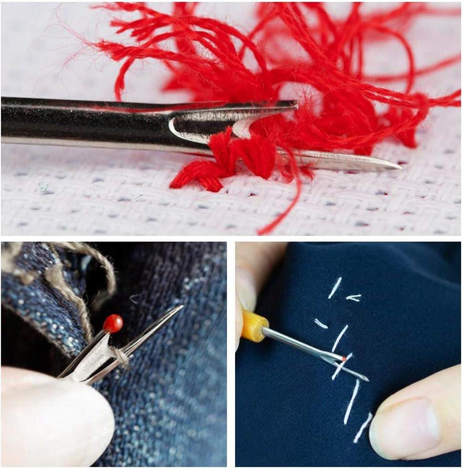 Nahttrenner Set 2 Größen Faden Trenner Seam Ripper Kit Unpicker für