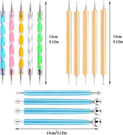 Punktier Werkzeug Set 14-tlg. Dotting Tools mit