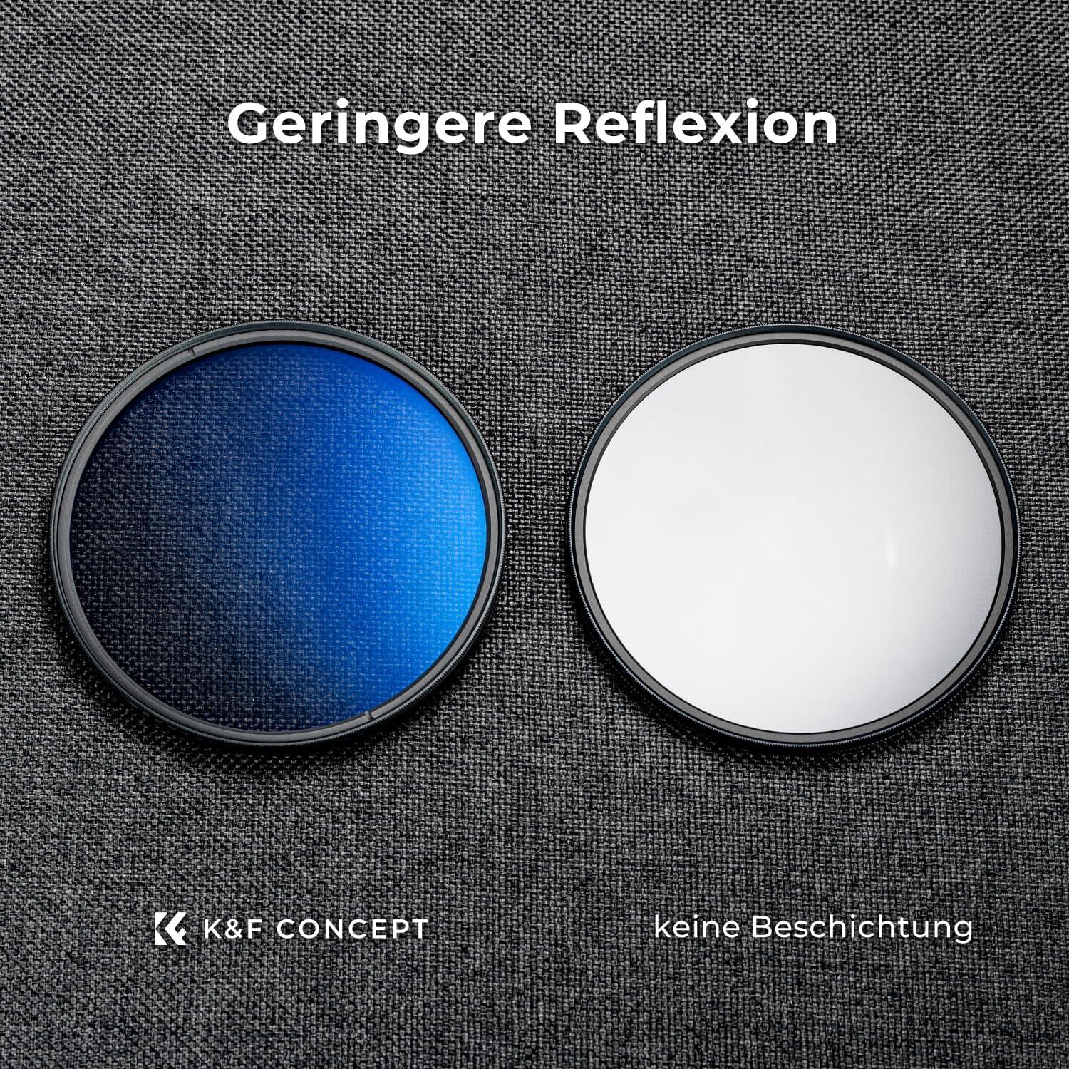 Slim Zirkularer Polfilter 67mm Polarisationsfilter Optisches Glas & Aluminium