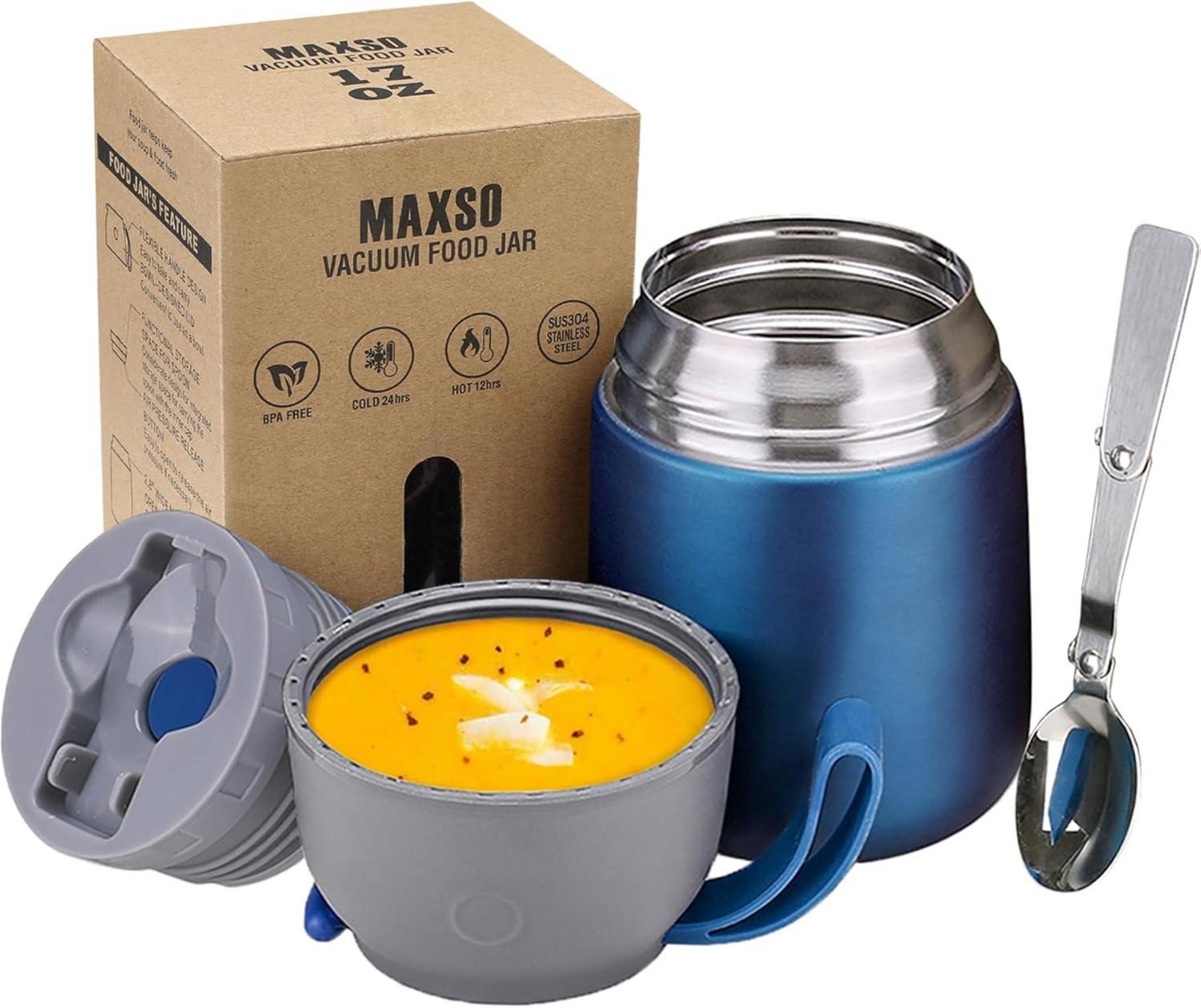 Isolierbehälter 500ml Edelstahl Thermobehälter warme Speisen