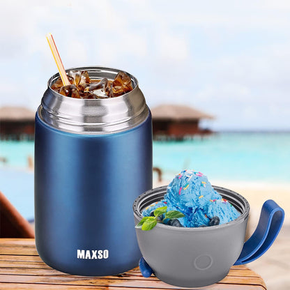 Thermobehälter für Essen 500ml Edelstahl Isolierbehälter