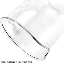 QWORK Borosilikatglas Messbecher 500ml mit Griff - 1 Stück