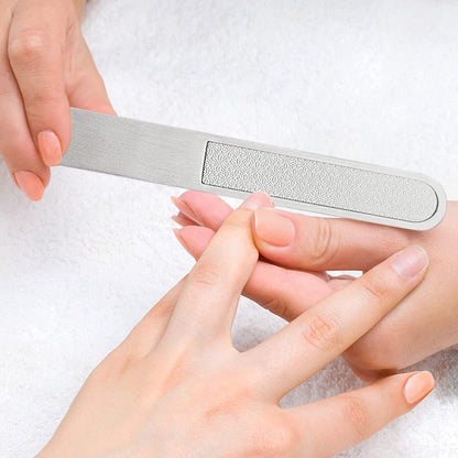Nagelknipser Set Edelstahl – Großer & Kleiner Knipser + Nagelfeile