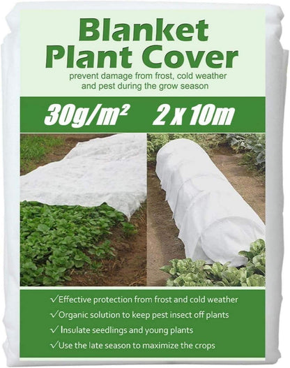 Wintervlies 2 x 10M 30g/m² Schutzvlies Gartenvlies Frostschutz