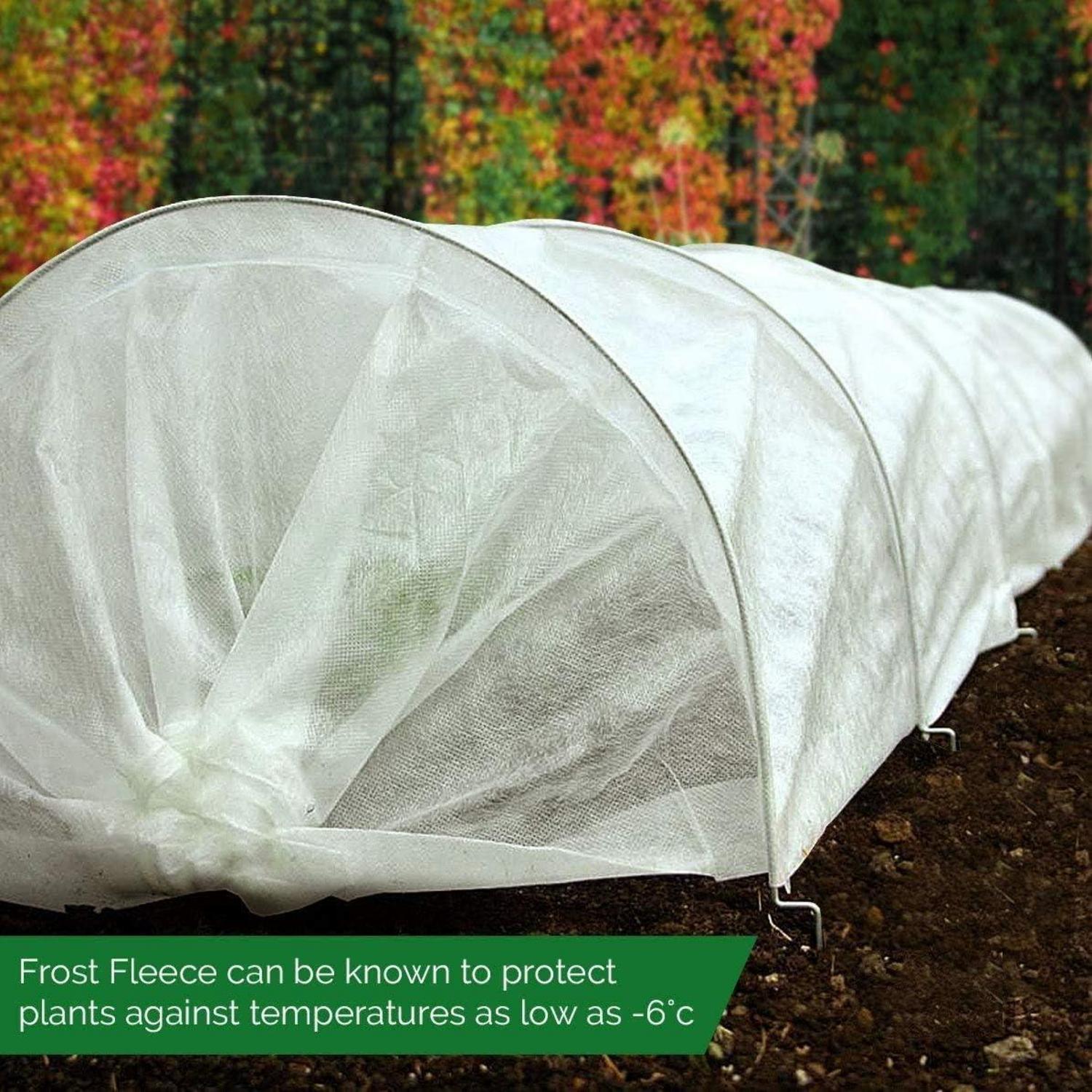 Wintervlies 2x10m 30g/m² Schutzvlies Pflanzen Gartenvlies Frostschutz