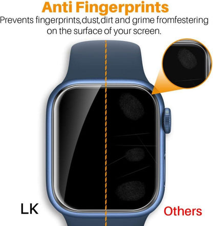 8er Pack LK Schutzfolie für Apple Watch Series 7/6/SE 45mm/44mm