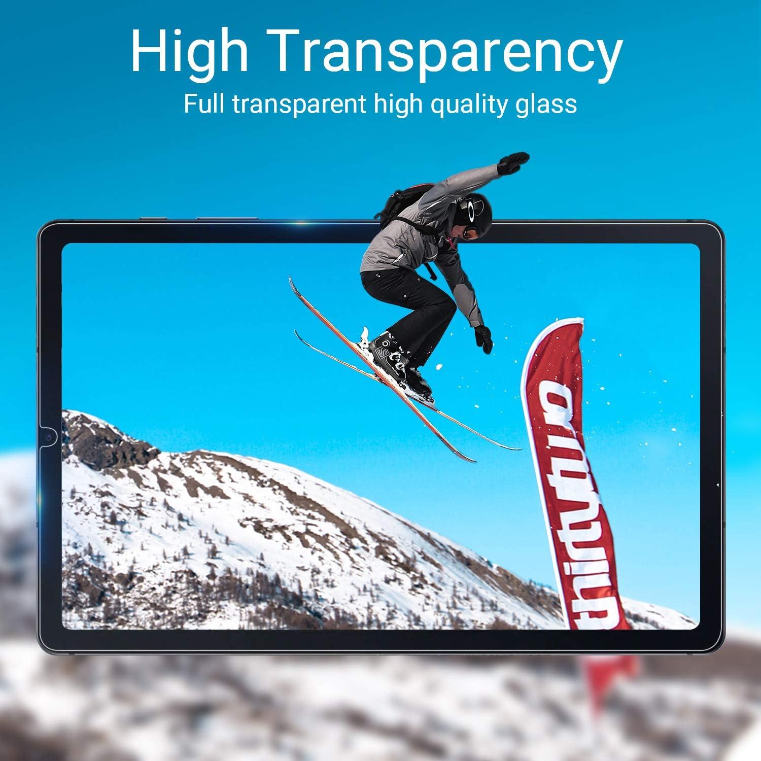 EasyAcc Samsung Galaxy Tab S6 Lite Hülle 10.4 Zoll & Schutzfolie - Pfauenblau