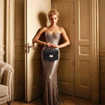 Elegante Damenhandtasche Schultertasche Umhängetasche