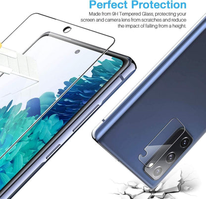 Schutzfolie Samsung Galaxy S20 FE Panzerglas 6er Set 9H Härte HD Klar