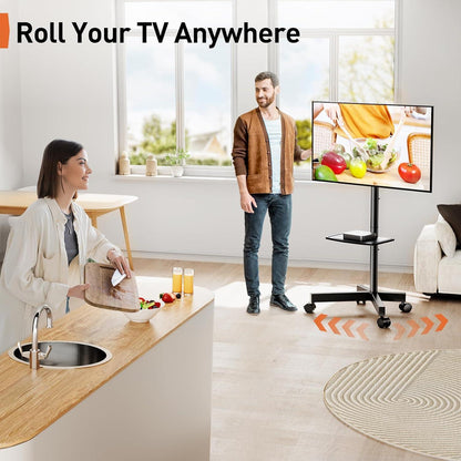 TV Ständer Rollbar mit Rollen für 23–60 Zoll LCD Fernseher