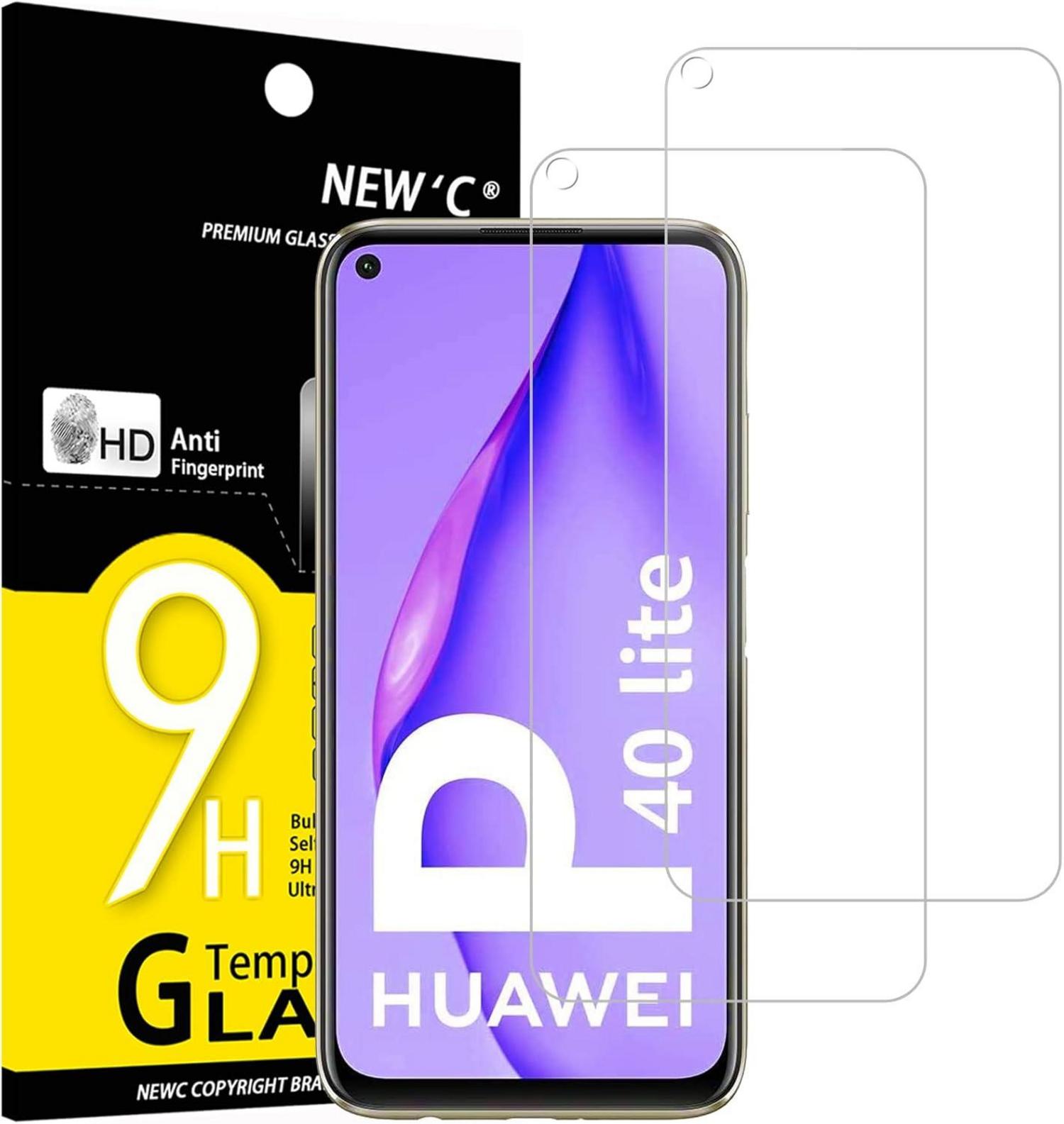 Panzer Schutzglas Huawei P40 Lite 4G 2er Set 9H Härte 0.33mm Klar