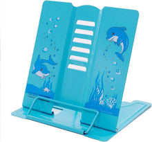 Verstellbarer Buchständer für Kinder & Schule Blau