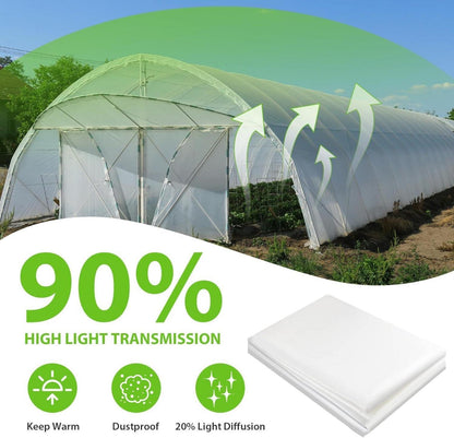 Polyethylenfolie Transparent Gartenfolie Gewächshausfolie 2x3m