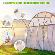 2 x 6m Polyethylenfolie Transparent Gewächshausfolie 250Mu