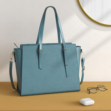 Handtasche Damen Schwarz Große Laptop Umhängetasche Elegant