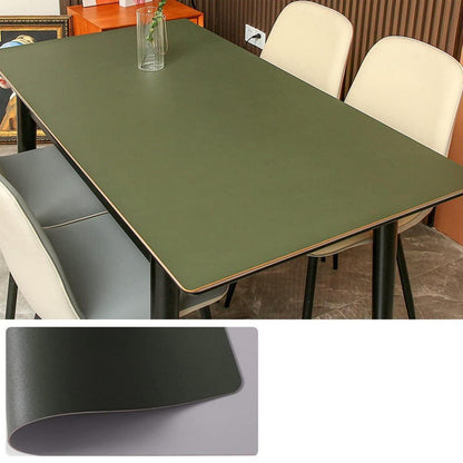 PU Tischdecke wasserdicht 90x150 cm Grün Grau