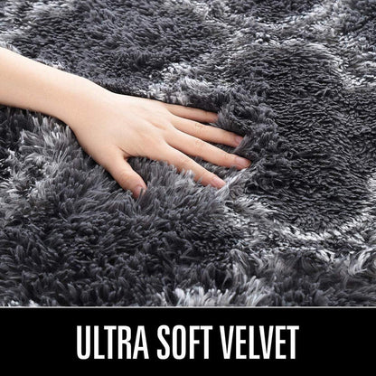 Shaggy Teppich 120*160 cm Schwarz Langflor Hochflor Modern Anti-Rutsch