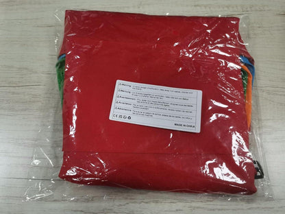 4er Kinderschürze Set für Kochen, Backen & Malen - Verstellbare Malschürze mit Tasche - Grün Orange Rot Blau