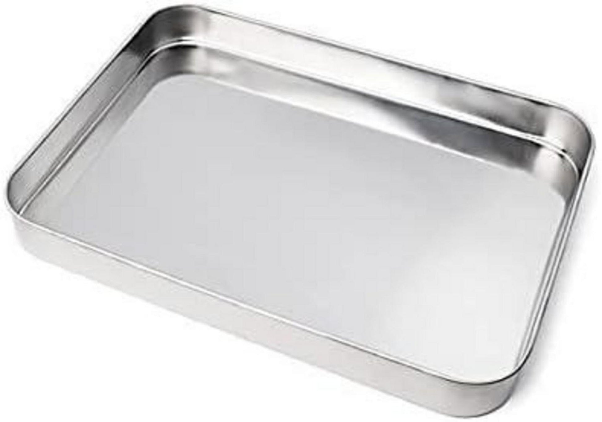 Backblech aus Edelstahl für Geschirrspüler, 25*30cm, Silber